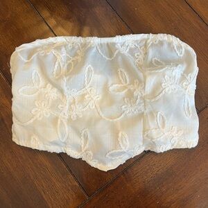 Floral Crop Bandeau Top